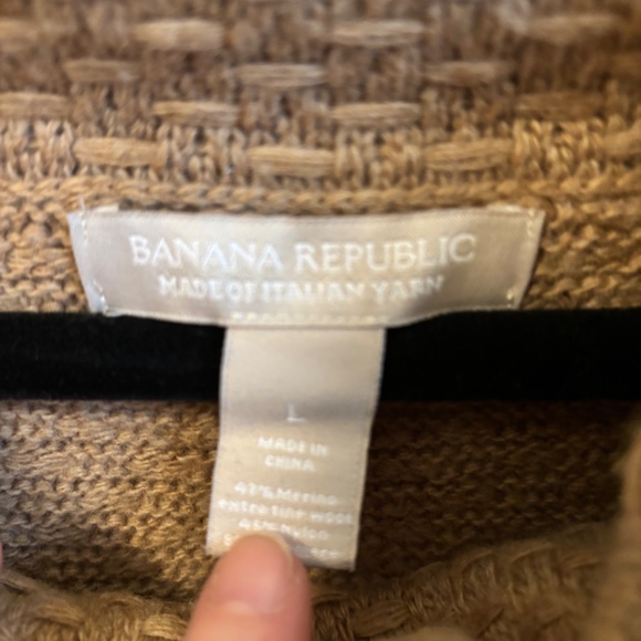 Banana Republic Italian Yarn Merino Wool Textured Sweater - Picture 3 of 3